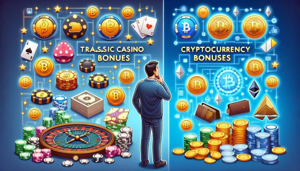 Razlika između klasičnih i kripto casino bonusa Razlika između klasičnih i kripto casino bonusa